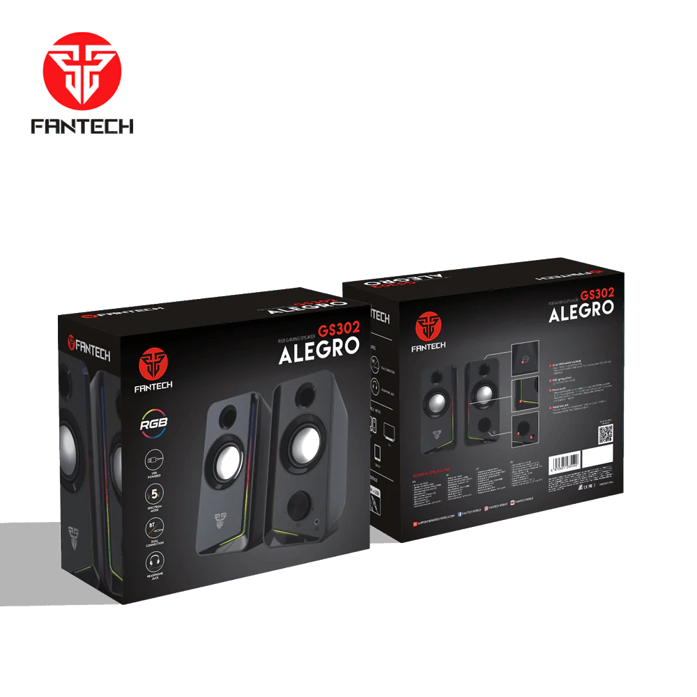 FANTECH ALEGRO GS302 RGB GAMING SPEAKER FANTECH ALEGRO GS302 RGB GAMING SPEAKER